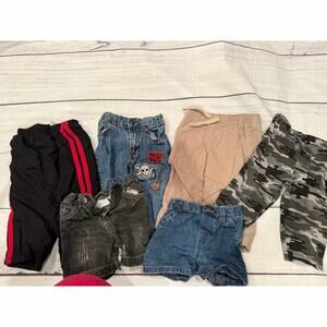 Lot of 4 Pairs of Pants and 2 Shorts 12 Months